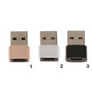 Type-c Female to USB Male Adapter High Speed Fast Charging Sync Connector Gold