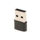 Type-c Female to USB Male Adapter High Speed Fast Charging Sync Connector Black