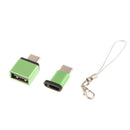 USB Type C Male To USB 2.0 Type A OTG/Micro USB Female Converter Adapter Kit