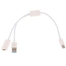 2In1 USB3.1 Type-C Male Connector to Female OTG Data Cable For Tablet Phone