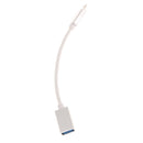 OTG Adapter Micro USB Male To USB 2.0 Female Data Sync Charging Cable Cord Silver