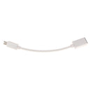 OTG Adapter Micro USB Male To USB 2.0 Female Data Sync Charging Cable Cord Silver