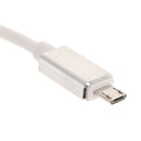 OTG Adapter Micro USB Male To USB 2.0 Female Data Sync Charging Cable Cord Silver