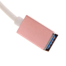 OTG Adapter Micro USB Male To USB 2.0 Female Data Sync Charging Cable Cord Rose Gold
