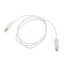 USB 3.1 Type C Male Connector To USB 2.0 B Type Male Data Cable For Laptop