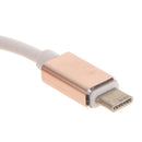 Type-C Date Connector TypeC USB Type C Male to Male Phone Cable Adapter Adaptor Gold