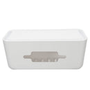 Cable wire Management Box Organizer for Power Strips Adapters USB Hub Gray