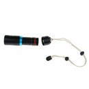 Portable Diving Torch Flashlight LED Underwater 100M Photography Photo Video Black