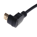 HDMI 90 Degree Male to Female Connector Cable for 1.4 TV HDTV 15cm Black