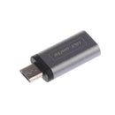 Micro USB 3.0 Male to USB Type-C Female Converter Data Transfer OTG Adapter For Samsung Galaxy S7/S7 Edge, Nexus 5/6 and More Micro USB Devices Grey