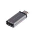 Micro USB 3.0 Male to USB Type-C Female Converter Data Transfer OTG Adapter For Samsung Galaxy S7/S7 Edge, Nexus 5/6 and More Micro USB Devices Grey