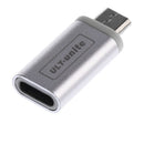 Micro USB 3.0 Male to USB Type-C Female Converter Data Transfer OTG Adapter For Samsung Galaxy S7/S7 Edge, Nexus 5/6 and More Micro USB Devices Silver