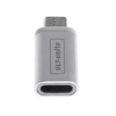 Micro USB 3.0 Male to USB Type-C Female Converter Data Transfer OTG Adapter For Samsung Galaxy S7/S7 Edge, Nexus 5/6 and More Micro USB Devices Silver