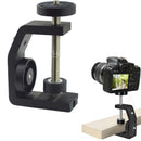 C Clamp Camera Mount Adjustable With 1/4Inch Screw Adapter For DSLR Camera