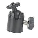 Metal 360Â° Swivel 1/4'' Screw Ball Head Mount for DSLR/SLR Camera Tripod Black