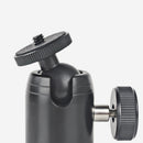 Metal 360Â° Swivel 1/4'' Screw Ball Head Mount for DSLR/SLR Camera Tripod Black
