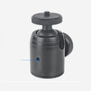 Metal 360Â° Swivel 1/4'' Screw Ball Head Mount for DSLR/SLR Camera Tripod Black