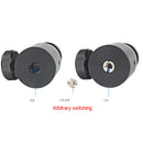 Metal 360Â° Swivel 1/4'' Screw Ball Head Mount for DSLR/SLR Camera Tripod Black