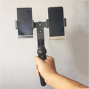 Tabletop Mini Tripod Camera Stand Holder w/ Dual Phone Clip Holder for DSLR