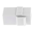 5Pieces USB 3.0 Keystone Jack Inserts USB Female to USB Female Adapter White