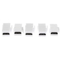 5 Piece HDTV F/F Coupler Extender Adapter Female Plug Cable Extension Connector