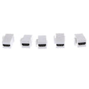 5 Piece HDTV F/F Coupler Extender Adapter Female Plug Cable Extension Connector
