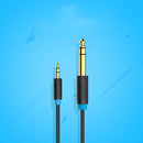 Gold Plated 3.5mm 1/8'' Male Stereo to 6.5/6.35mm 1/4''Male Stereo Audio Cable 1.5m