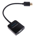 1080P HDMI to VGA Male to Female Output Video Cable Converter For Projector with Audio No Power Supply