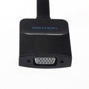 Input HDMI to Output VGA Cable Connector Adapter for HDTV Monitor Xbox DVD Black With Audio & Power Supply