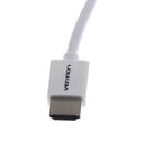 HDMI to VGA Adapter w/ Audio Male to Female Converter Cord for Laptop TV