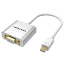 Mini DisplayPort to VGA Converter DP Cables Adapter Male to Female 1080P