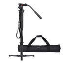 Kingjoy MP3008 167cm/66" Multi-functional Monopod W/ Fluid Drag Damping Pan