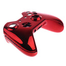 Chrome Housing Shell Skins Case Cover For Xbox One Elite Controller Red