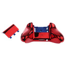 Chrome Housing Shell Skins Case Cover For Xbox One Elite Controller Red