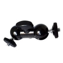 Double Ballhead Ball Head Shoe Mount 1/4 Tripod Screw Multi-function For LED