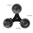 Rotation Ball Head Mount Triple Sucker Suction Cup Stand For Gopro Hero 5 4