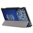 Blue Smart Folio Stand PU Leather Case Auto Sleep/ Wake UP Cover for Huawei Mediapad M3 Lite 10.1
