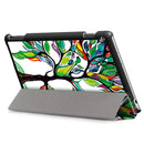 Colorful Tree Smart Folio Stand PU Leather Case Auto Sleep/ Wake UP Cover for Huawei Mediapad M3 Lite 10.1