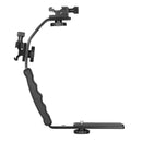 L-shaped Angle 2 Shoe Flash Bracket DV Tray Dual Hot shoe L-shaped Flash Bracket for DSLR Camera Camcorder