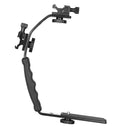 L-shaped Angle 2 Shoe Flash Bracket DV Tray Dual Hot shoe L-shaped Flash Bracket for DSLR Camera Camcorder