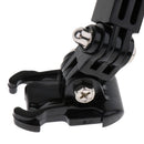 Helmet Curved J-Hook Adhesive Buckle Mount Flat Base w/ ScrewS for GoPro Hero 3 3+ 4 5 Sports Camera