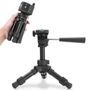 Portable Camera Desktop Travel Tripod w/ 3-way Pan Head for Canon Nikon Cam
