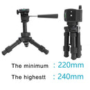 Portable Camera Desktop Travel Tripod w/ 3-way Pan Head for Canon Nikon Cam