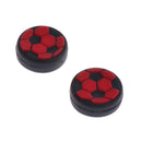 Anti-slip Silicone ThumbGrips Thumbstick Caps Case Cover for Game Controller Red And Black