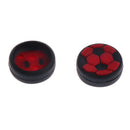 Anti-slip Silicone ThumbGrips Thumbstick Caps Case Cover for Game Controller Red And Black