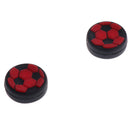 Anti-slip Silicone ThumbGrips Thumbstick Caps Case Cover for Game Controller Red And Black