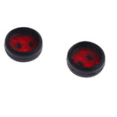 Anti-slip Silicone ThumbGrips Thumbstick Caps Case Cover for Game Controller Red And Black