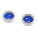 Anti-slip Silicone ThumbGrips Thumbstick Caps Case Cover for Game Controller Blue And White
