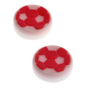Antislip Silicone Thumb Grips Stick Caps Thumbstick Covers For PS4 / PS3 Red And White