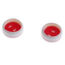 Antislip Silicone Thumb Grips Stick Caps Thumbstick Covers For PS4 / PS3 Red And White
